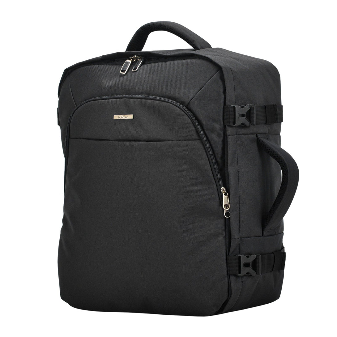 BONTOUR AIR Rucsac de călătorie, dimensiune EasyJet 45x36x20cm, Negru