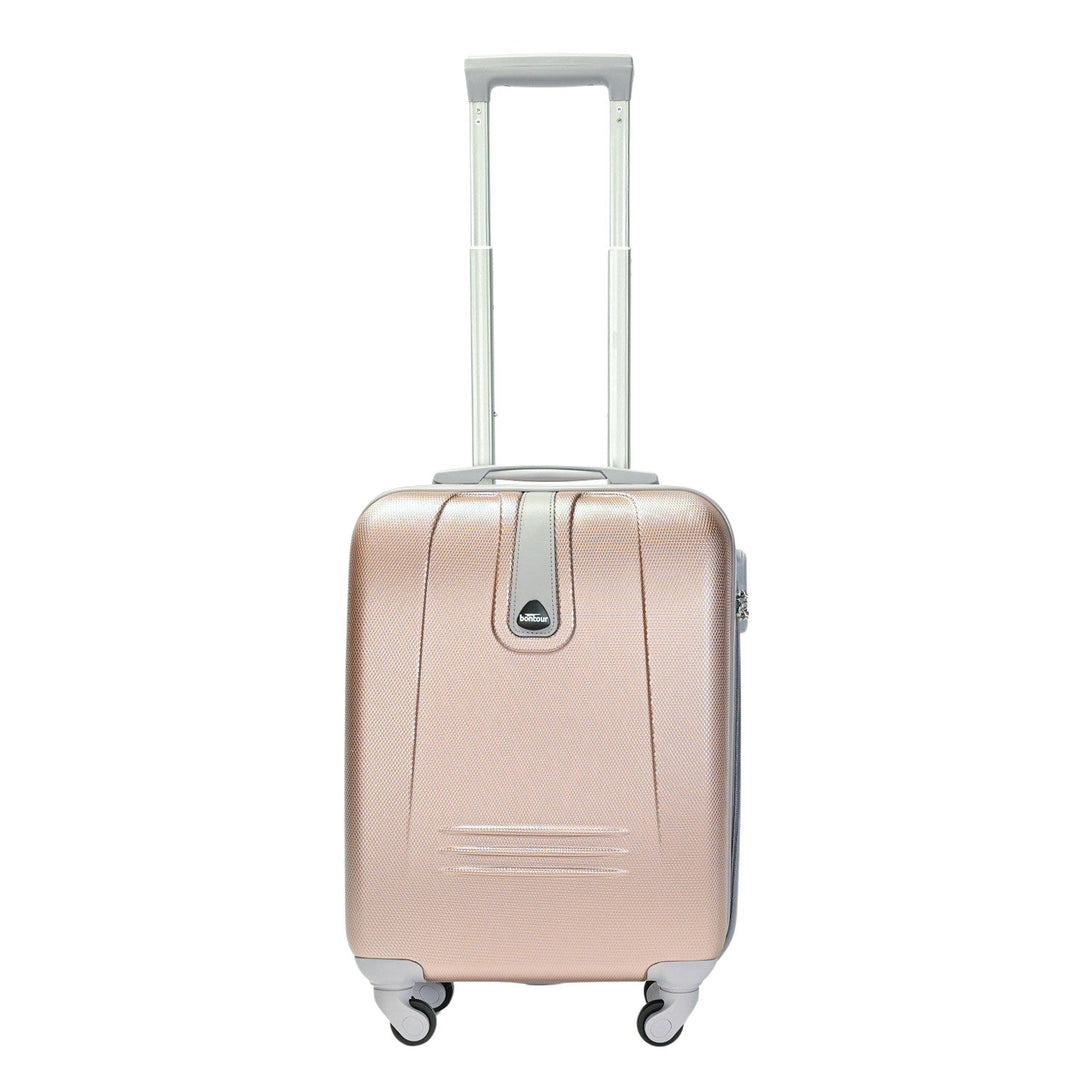 BONTOUR „Clasic” Valiza de cabină cu 4 roți 55x39x20cm, rose gold