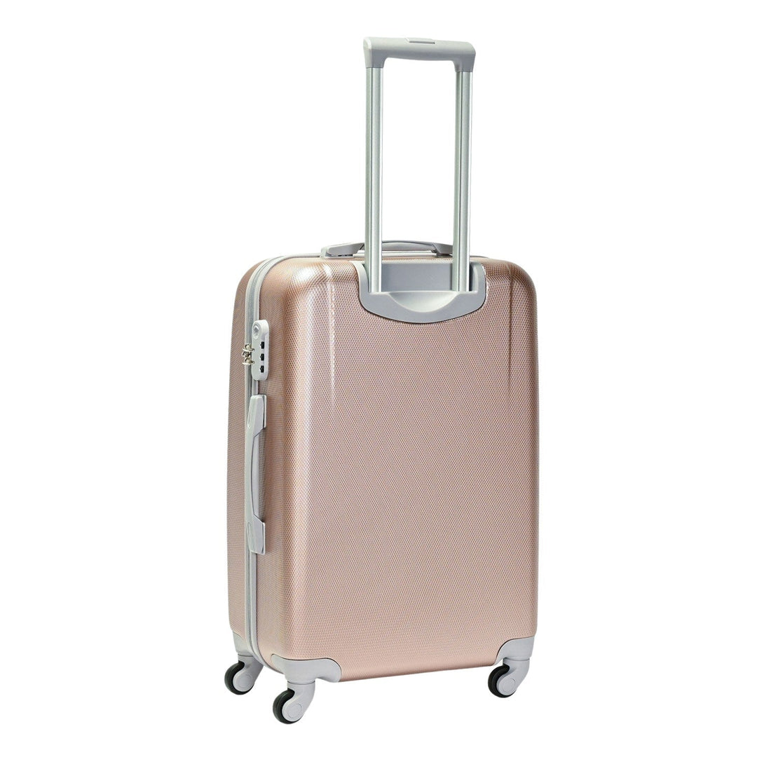 BONTOUR „Classic” Troler cu 4 roți, mărime medie, 66x44x26 cm, mărimea M, rose gold