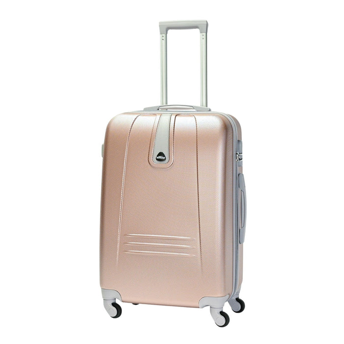 BONTOUR „Classic” Troler cu 4 roți, mărime medie, 66x44x26 cm, mărimea M, rose gold