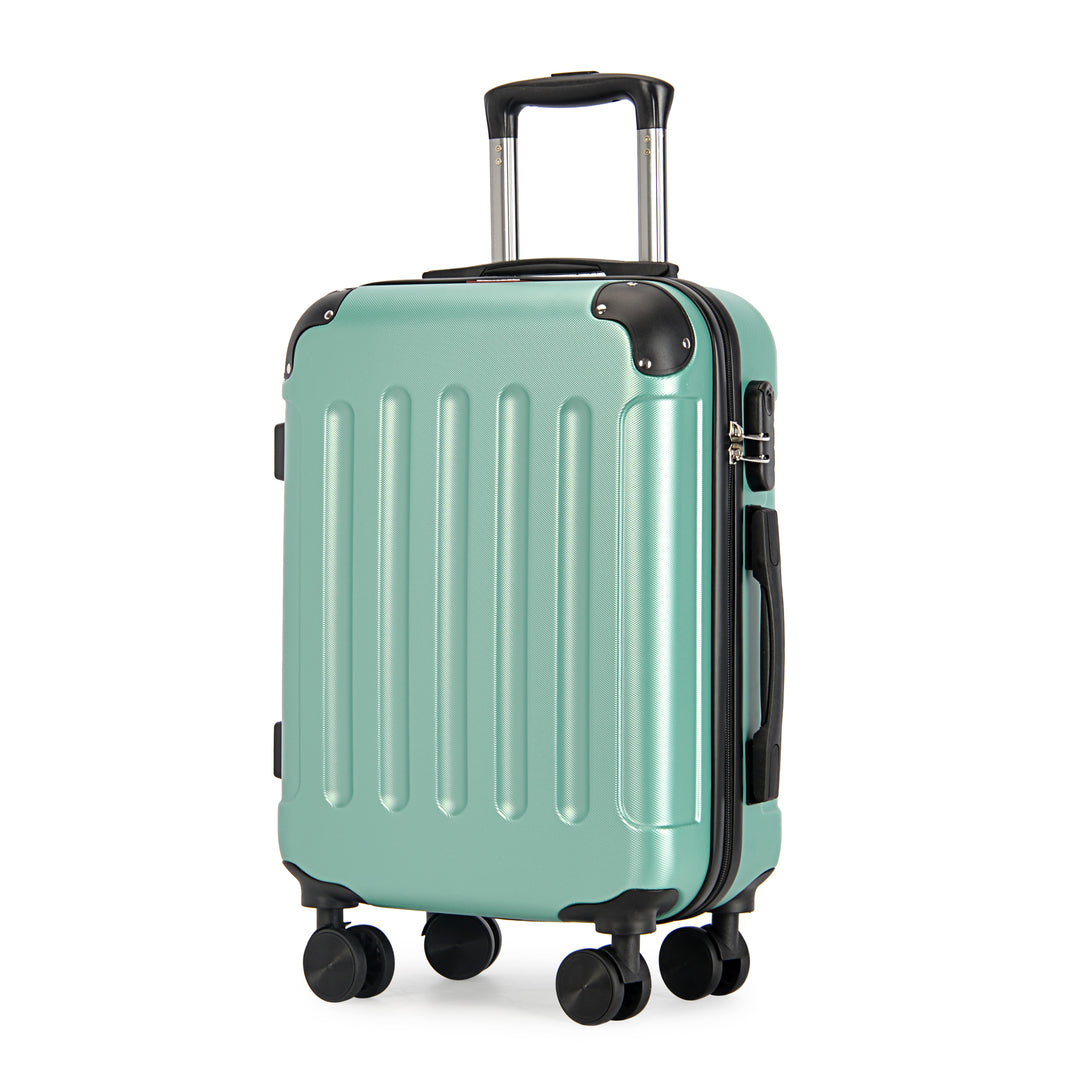 BONTOUR VERTICAL valiză cabină cu 4 roți 55x39x20cm , verde