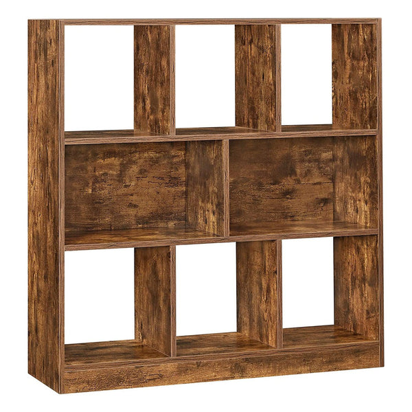 Bibliotecă cu cuburi deschise 86 x 28 x 94,5 cm maro rustic