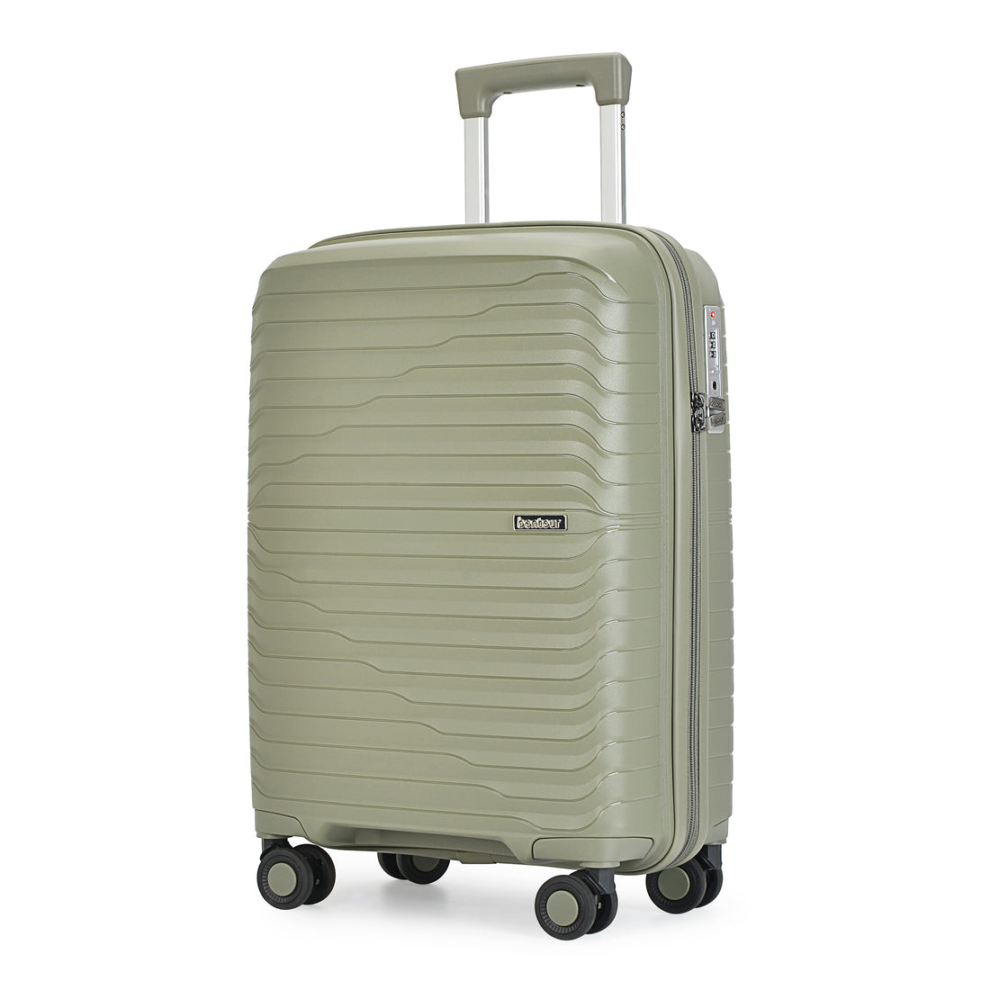 Bontour "City" Valiza cu 4 roti cu blocare TSA 66x43x26 cm, 60L, Verde