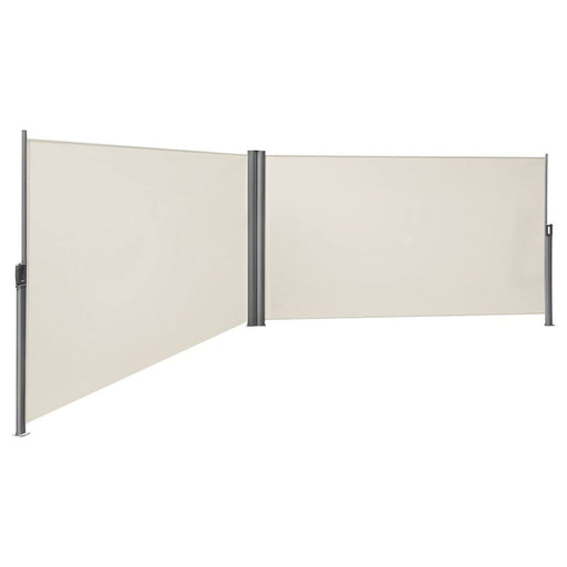 Copertina cu două fețe, extensibilă, 1,8 x 6 m (L x l), bej