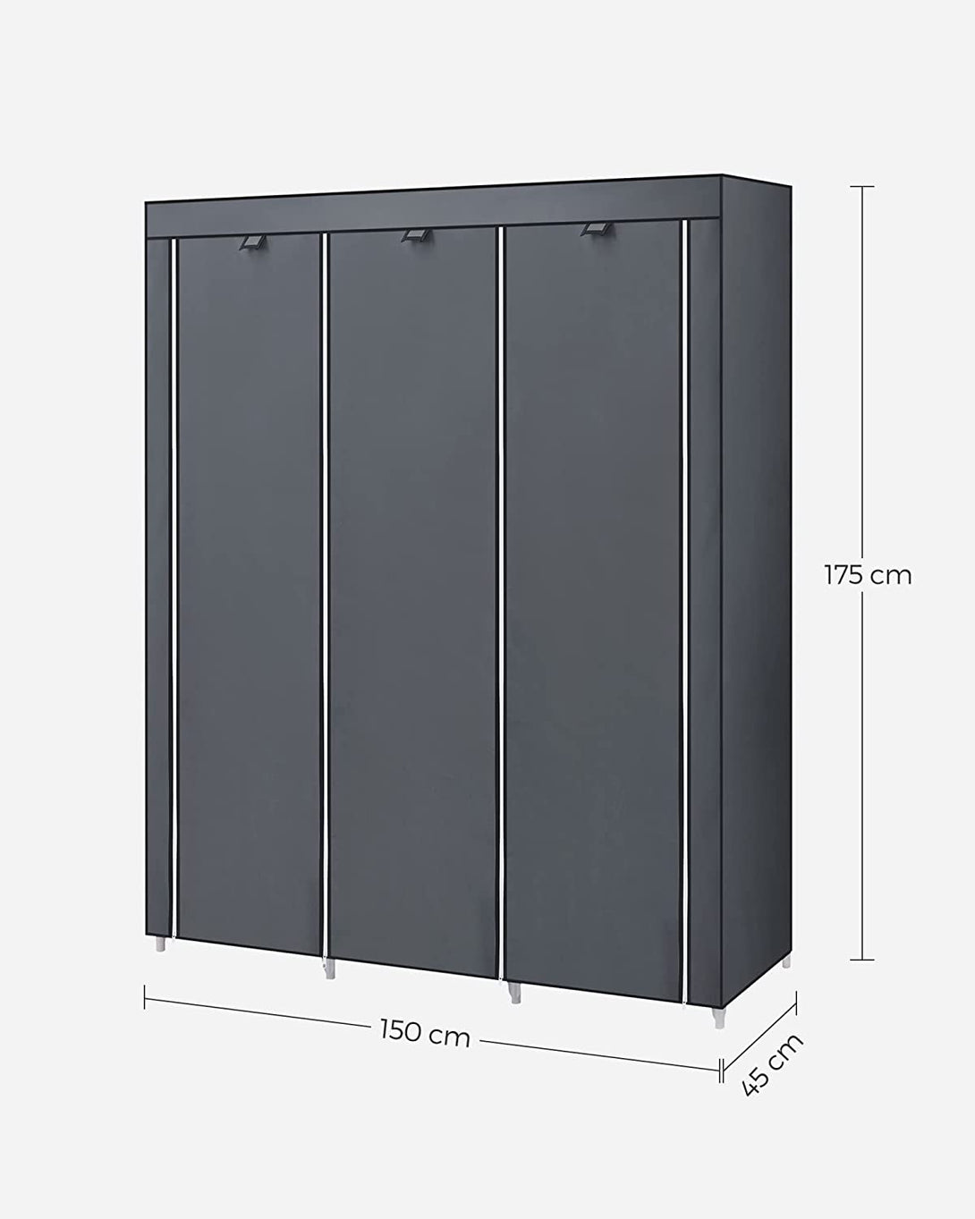 Dulap 175 x 150 x 4 cm, Gri