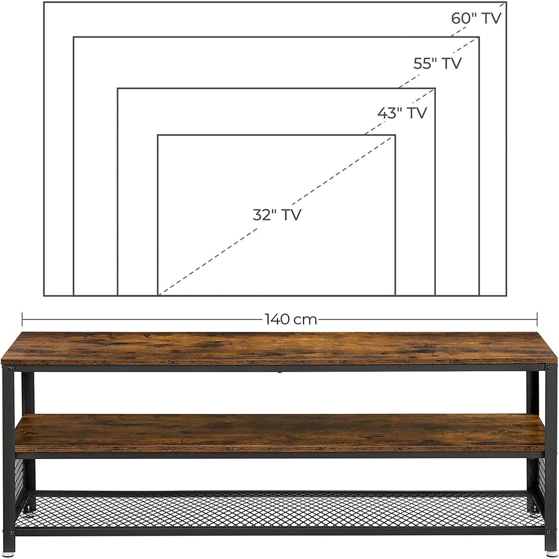 Dulap TV, Suport TV Rustic 140 x 40 x 52 cm maro rustic