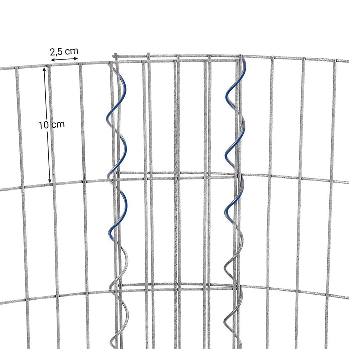 Gabion, cos rotund din piatra metalica 90 x 80 cm