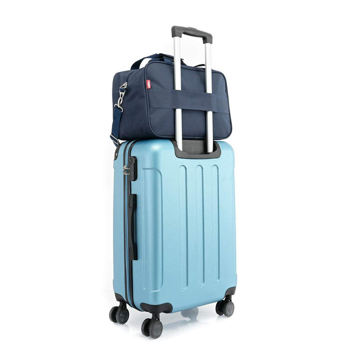 Geanta de cabina Ryanair/Wizzair 40x25x20 cm, Geanta de voiaj Bontour AIR, albastru