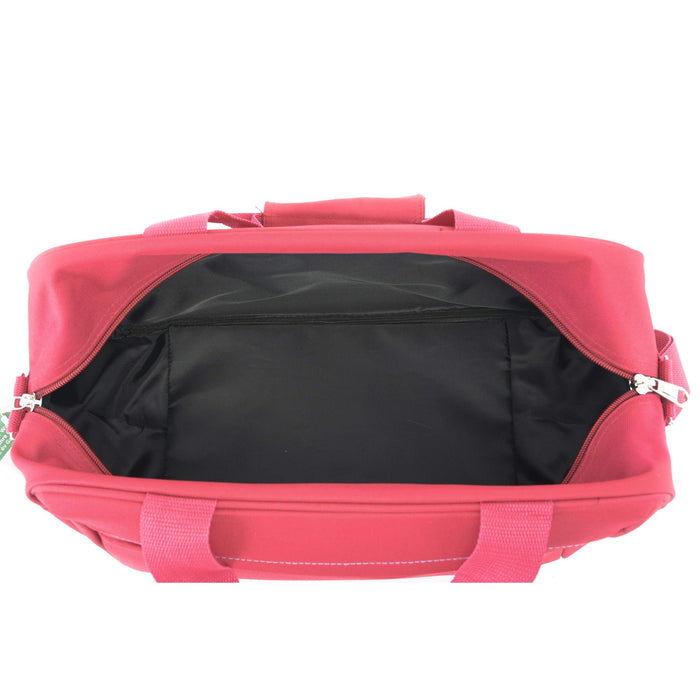 Geanta de cabina Ryanair/Wizzair 40x25x20 cm, Geanta de voiaj Bontour AIR, rosie