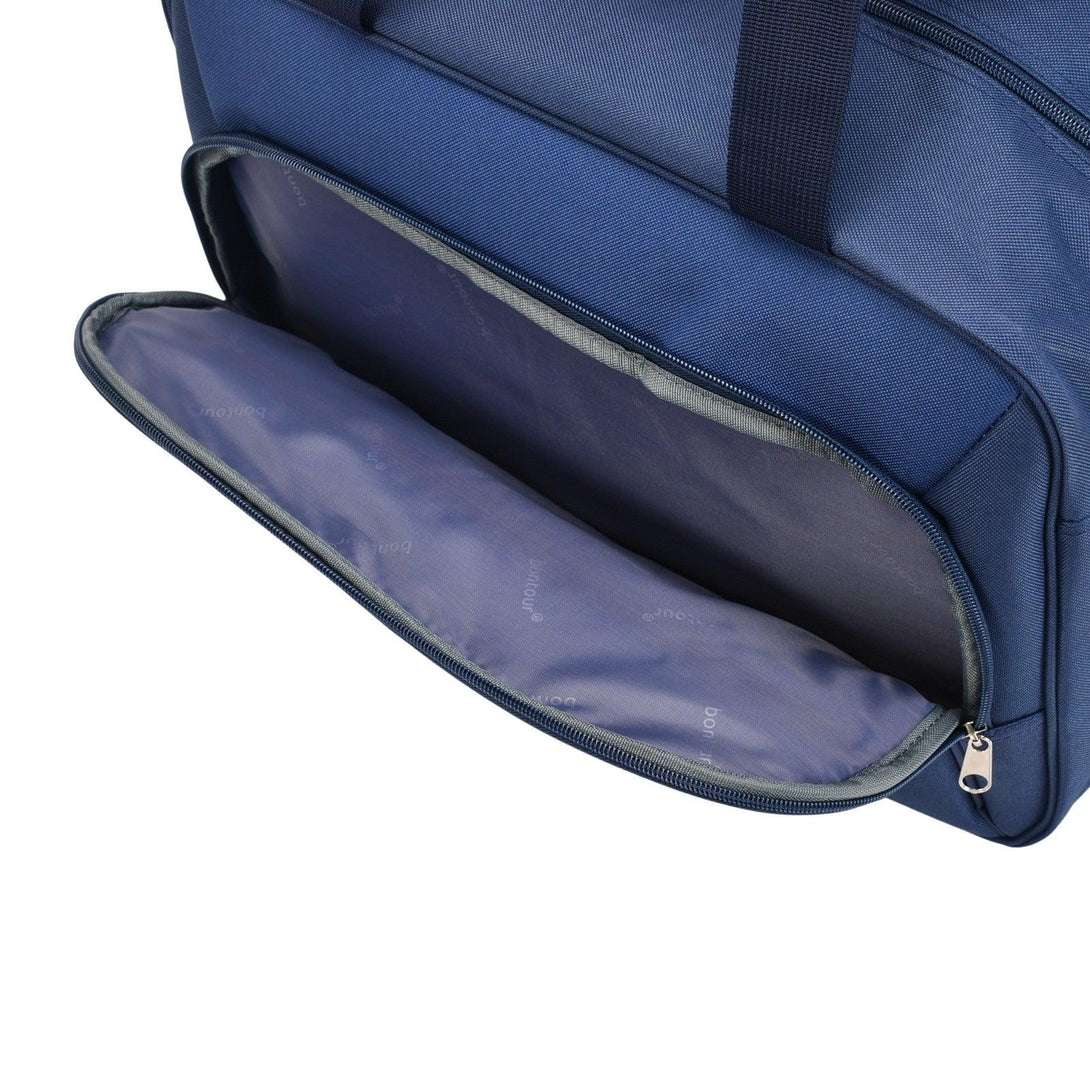 Geanta de cabina Wizzair 40x30x20 cm bagaj de mana, Geanta de voiaj Bontour AIR, Albastru