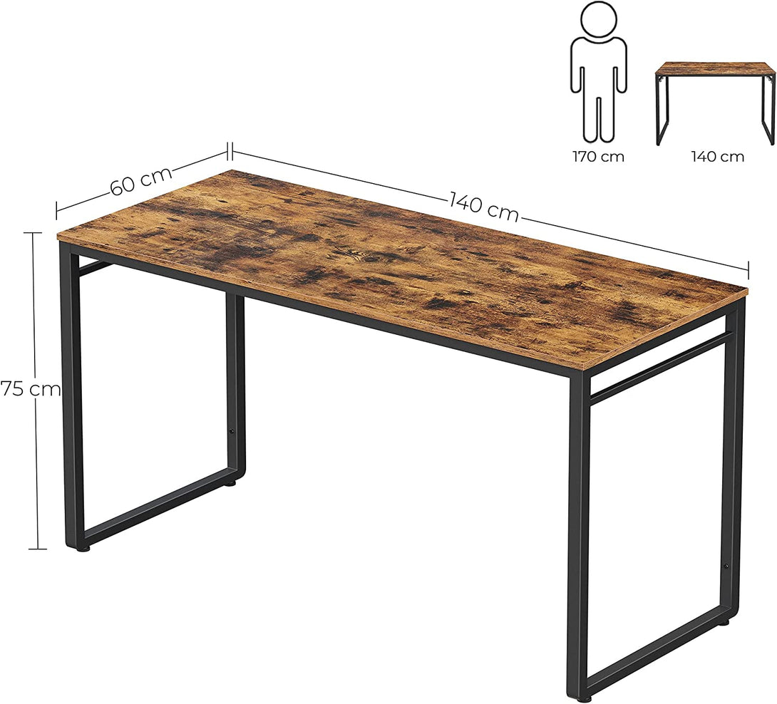 Masa calculator, Birou, cu 8 carlige, 140 x 60 x 75 cm