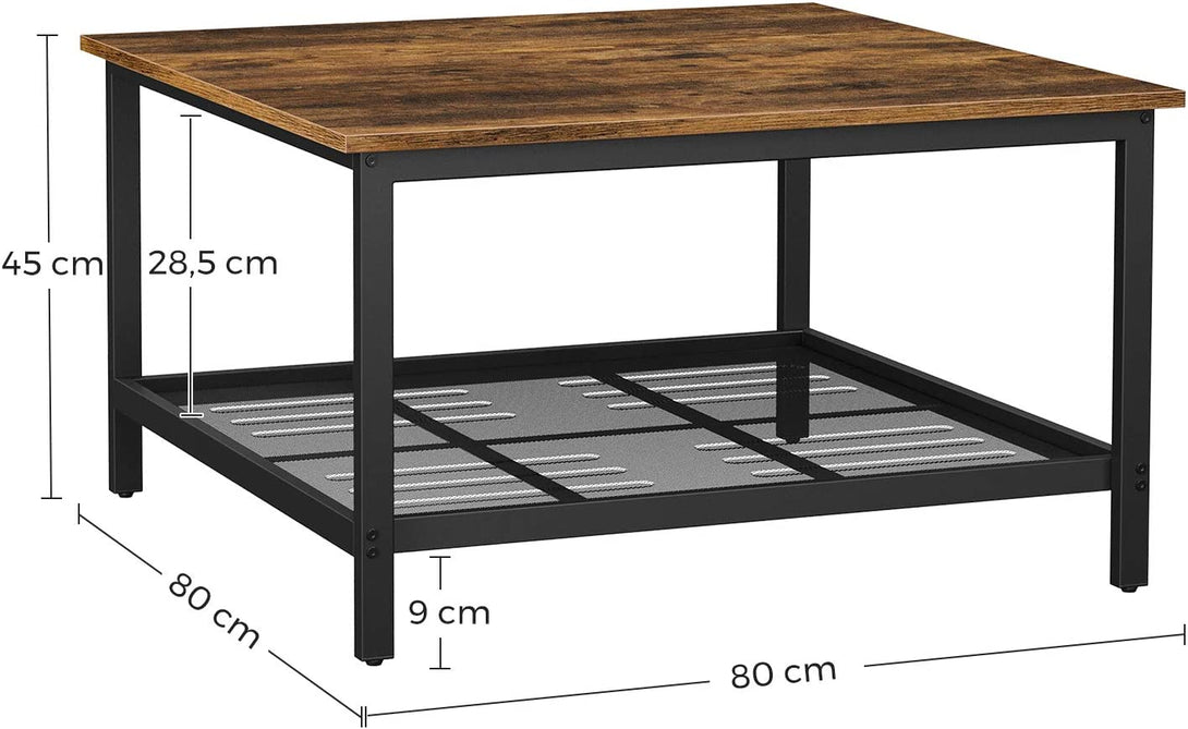 Masuta de cafea, masa de cocktail patrata 80 x 80 x 45 cm