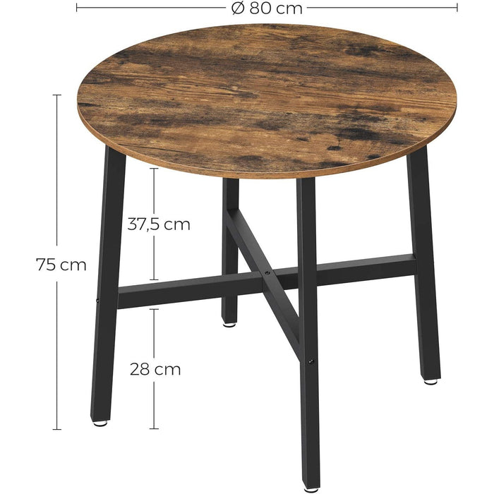 Masuta mica, masuta de cafea, 80 x 75 cm (Ø x M)