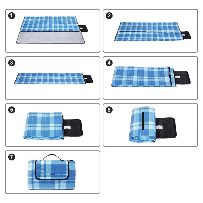 Patura de picnic 200 x 200 cm XXL