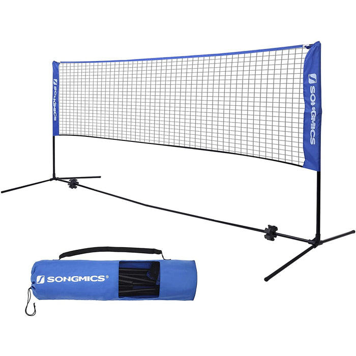 Plasa de badminton 300 x 155 x 103 cm, albastra