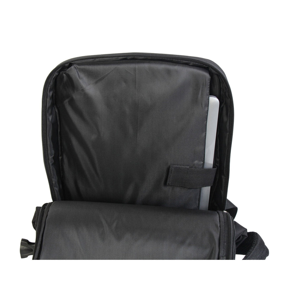 Rucsac de călătorie extensibil BONTOUR FlexiGo, dimensiune WizzAir 40x30x20cm bagaj de mână, culoare neagră