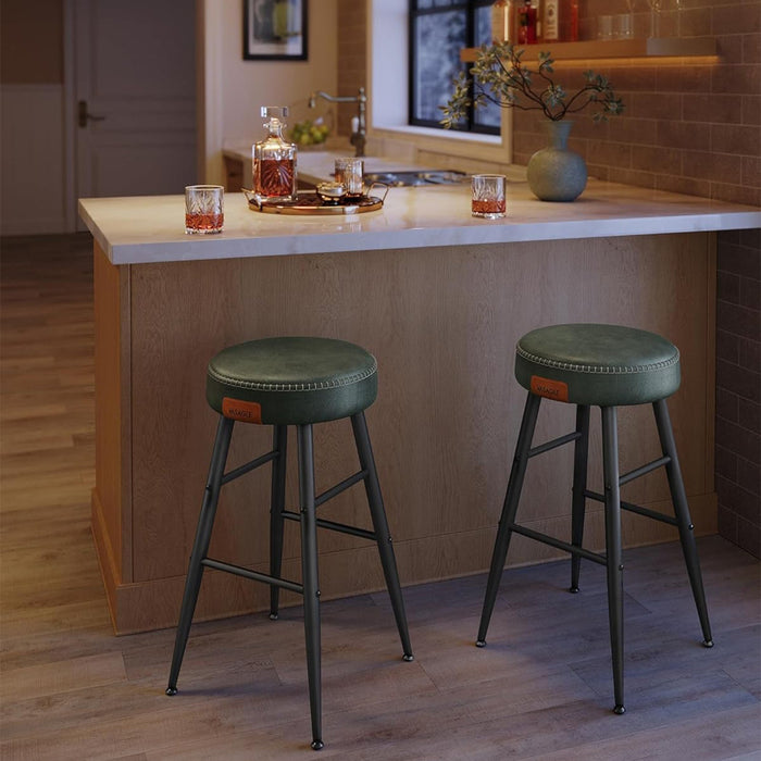 Set 2 scaun de bar , design modern , verde inchis