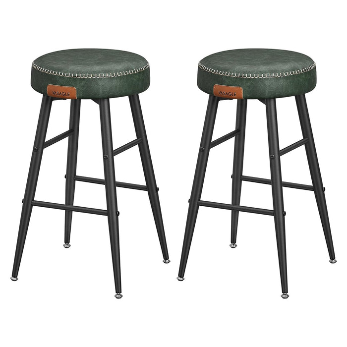 Set 2 scaun de bar , design modern , verde inchis