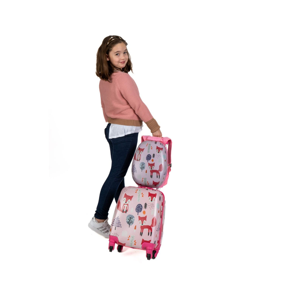 Set Valize Copii Model Vulpe (rucsac+valiză) | BONTOUR