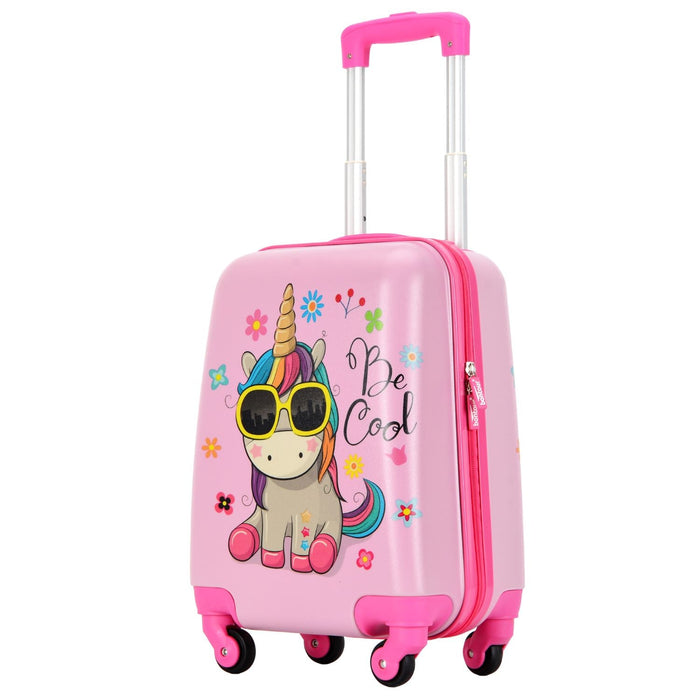 Set de modele de valiză pentru copii unicorn (rucsac+valiză) | BONTOUR