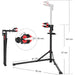 Stand reparatie biciclete, 95 x 97-157 x 81 cm, rosu si negru