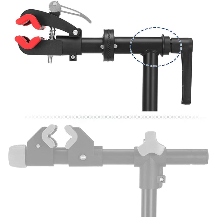 Stand reparatie biciclete, 95 x 97-157 x 81 cm, rosu si negru