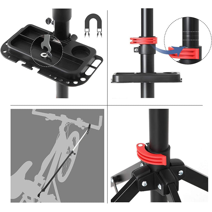 Suport de reparare biciclete tavă magnetică pentru instrumente