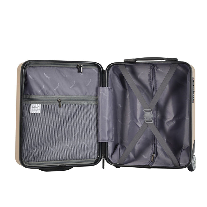 Valiza de cabină BONTOUR CabinOne EASYJET de culoare aurie (45x36x20 cm)