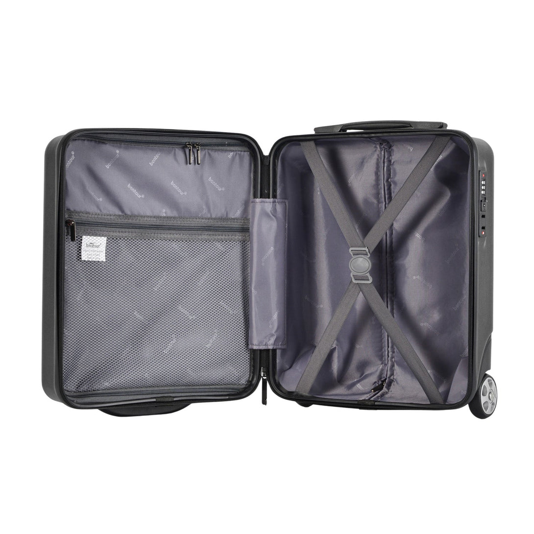 Valiză de cabină BONTOUR CabinOne EASYJET în negru (45x36x20 cm)