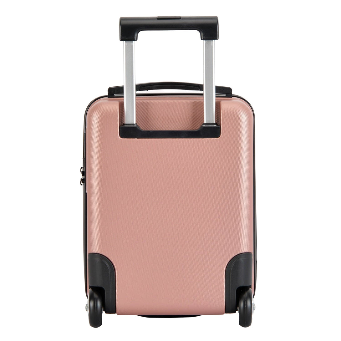 Valiza de cabină BONTOUR CabinOne Rose Gold (40x30x20 cm) poate fi transportată gratuit pe zborurile WIZZAIR