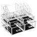 organizator bijuterii ,cosmetice cu 4 sertare transparente