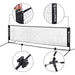 plasa de badminton 400x155 cm, neagra