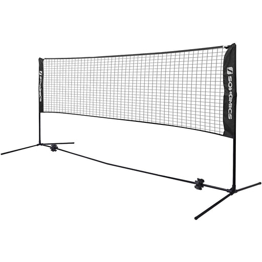 plasa de badminton 400x155 cm, neagra