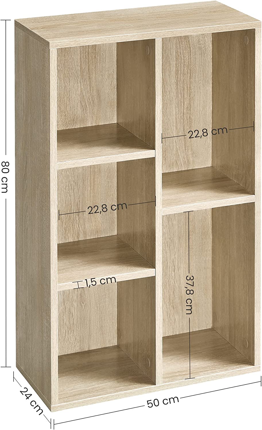 raft, raft pentru copii cu 5 compartimente 50 x 80 x 24 cm