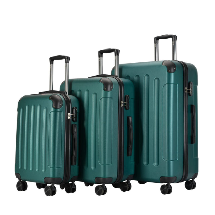 Set de bagaje BONTOUR VERTICAL cu 4 roți Jungle Green