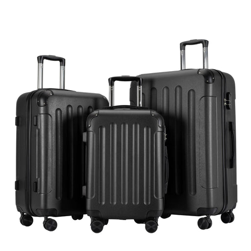 Set de bagaje BONTOUR VERTICAL cu 4 roți, negru