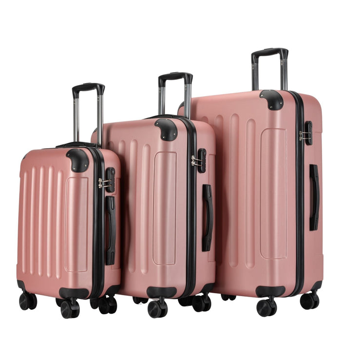 Set valiză BONTOUR VERTICAL cu 4 roți Rose Gold