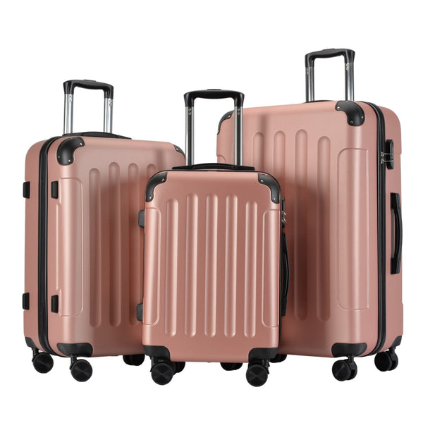 Set valiză BONTOUR VERTICAL cu 4 roți Rose Gold